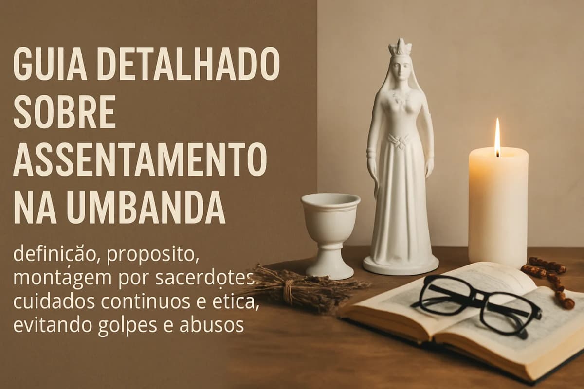 Assentamento em Umbanda: guia completo sobre função, cuidado e responsabilidade