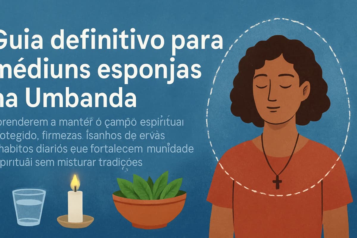 Como se Blindar de Energias Negativas na Umbanda: Guia Prático para Médiuns Esponjas
