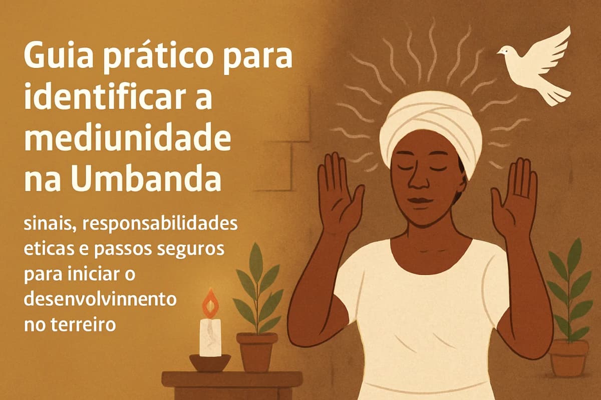Descobrir se você é médium na Umbanda: sinais, caminhos e desenvolvimento mediúnico