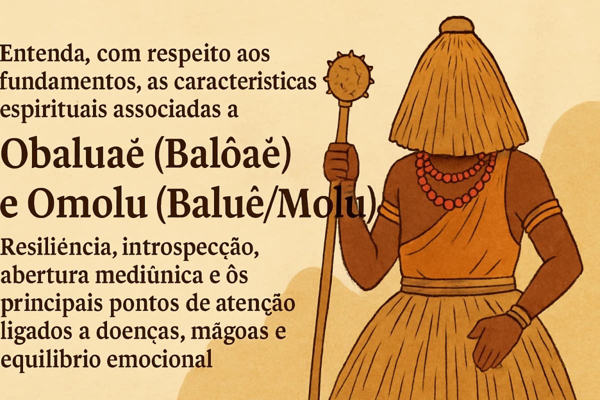 Filhos de Obaluaê e Omolu: características, mediunidade e desafios da força do cura e da transformação