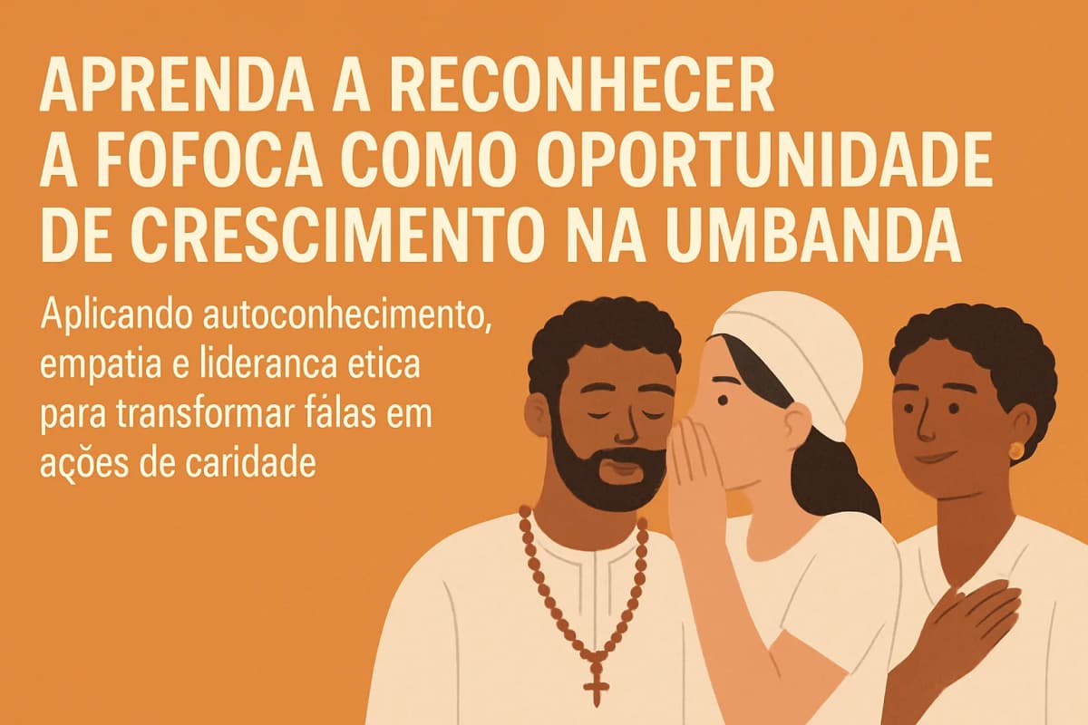 Fofoca, Ética e Autoconhecimento na Umbanda: Transformar Palavras em Luz na Caminhada Espiritual