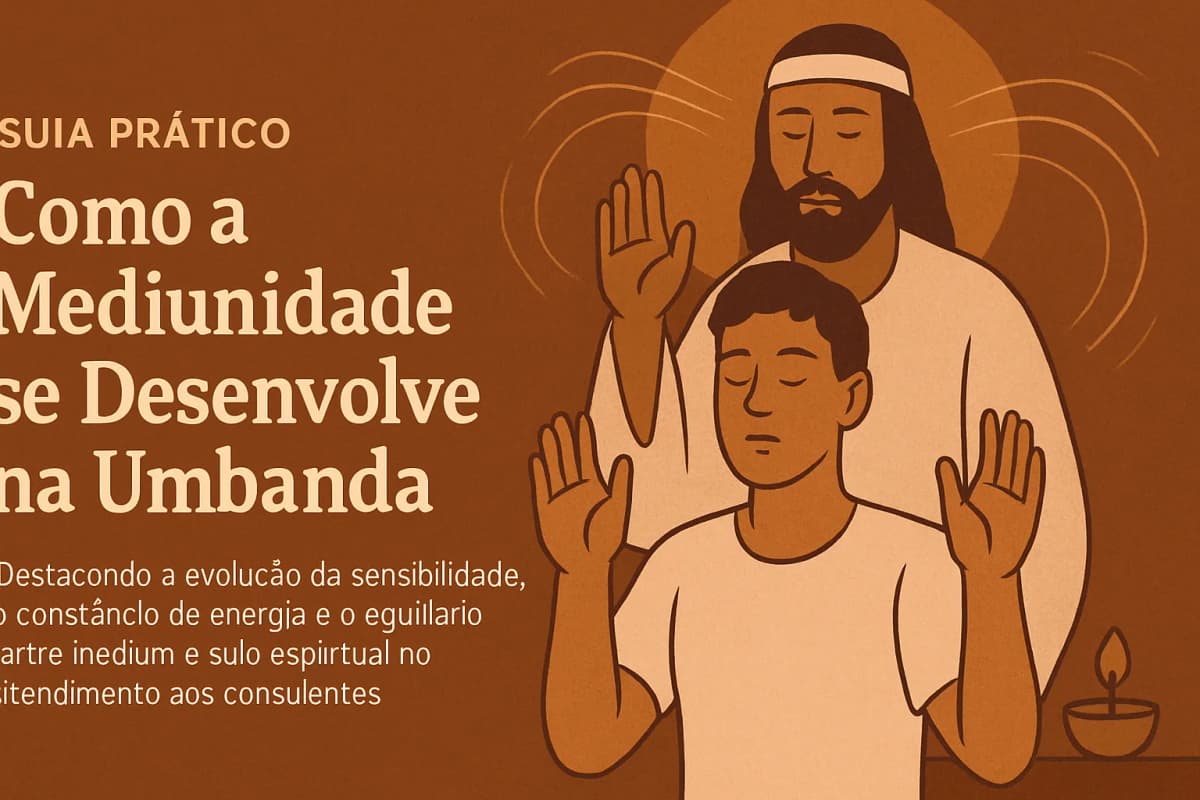 Mediunidade na Umbanda: evolução, constância de energia e trabalho espiritual