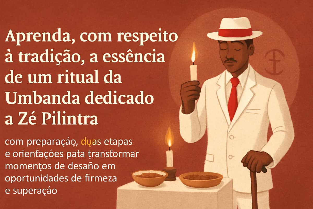 Ritual de Zé Pilintra na Umbanda para Superar Dificuldades: guia prático e respeitoso