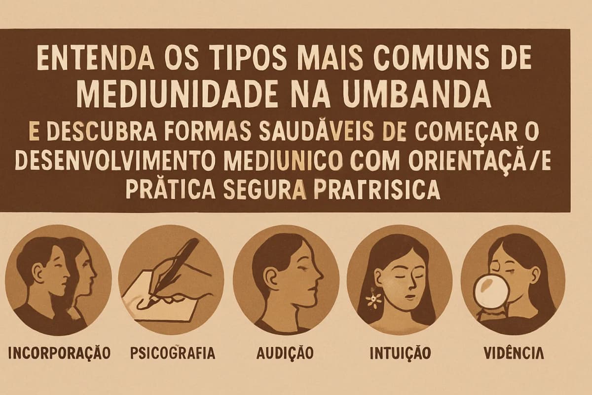 Tipos de Mediunidade na Umbanda: Como Descobrir o Seu Caminho Espiritual