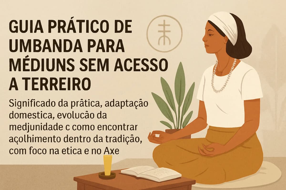 Umbanda: orientação prática para médiuns sem terreiro — como evoluir com respeito à tradição