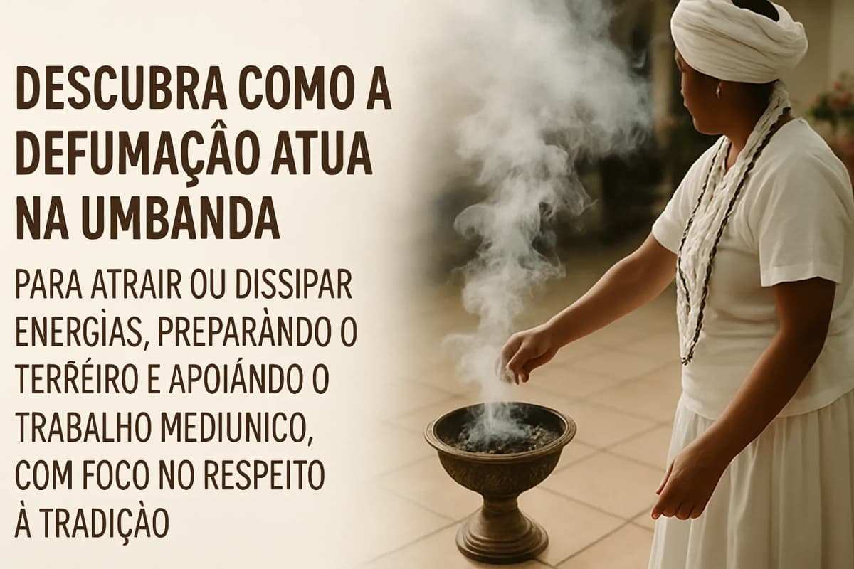 Defumação na Umbanda: fundamentos, prática e cuidados