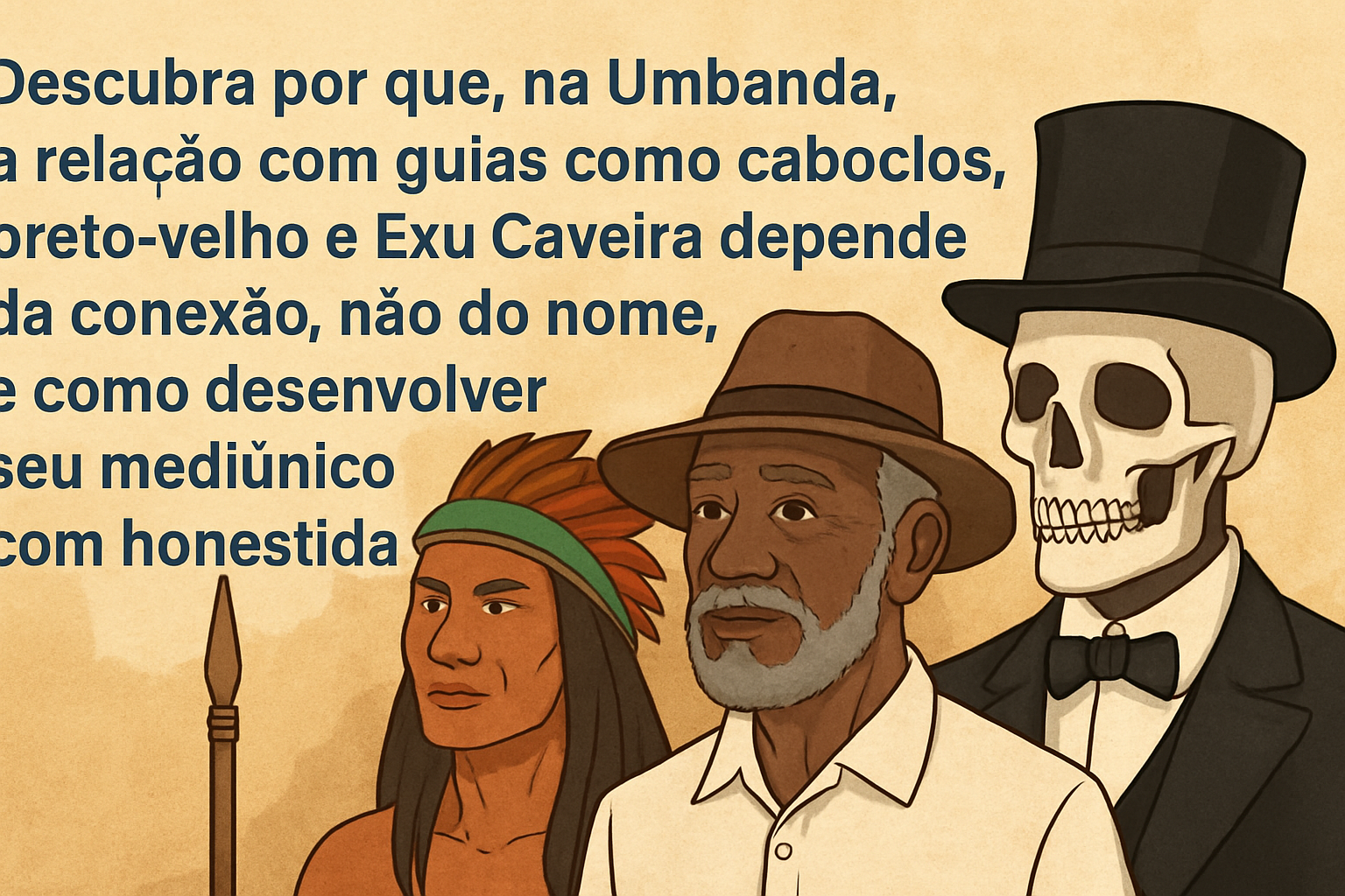 Imagem de capa do artigo: A Conexão com Guias na Umbanda: Por que o Nome Não Define o Caminho
