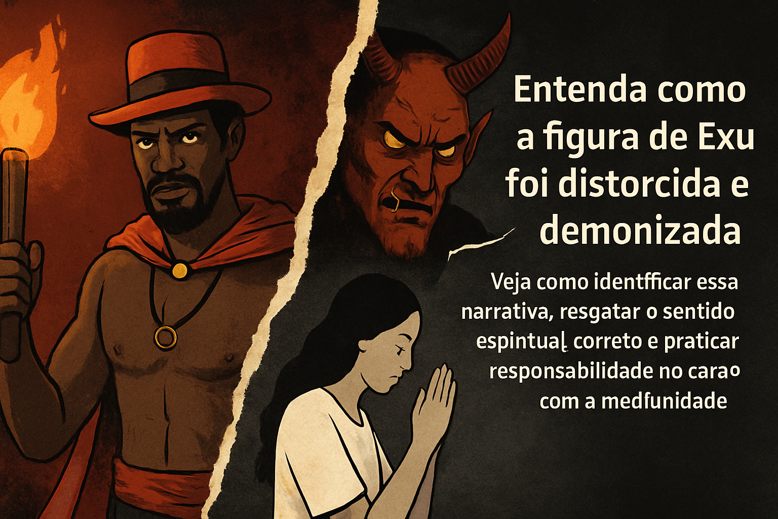 Imagem de capa do artigo: A Demonização de Exu na Umbanda: como nasce a visão do “mal” e como ressignificar com respeito