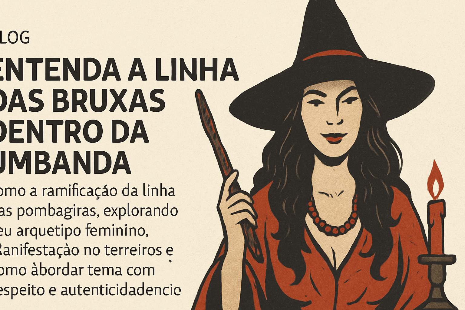 Imagem de capa do artigo: A Linha das Bruxas na Umbanda: Desmistificando as Pombagiras
