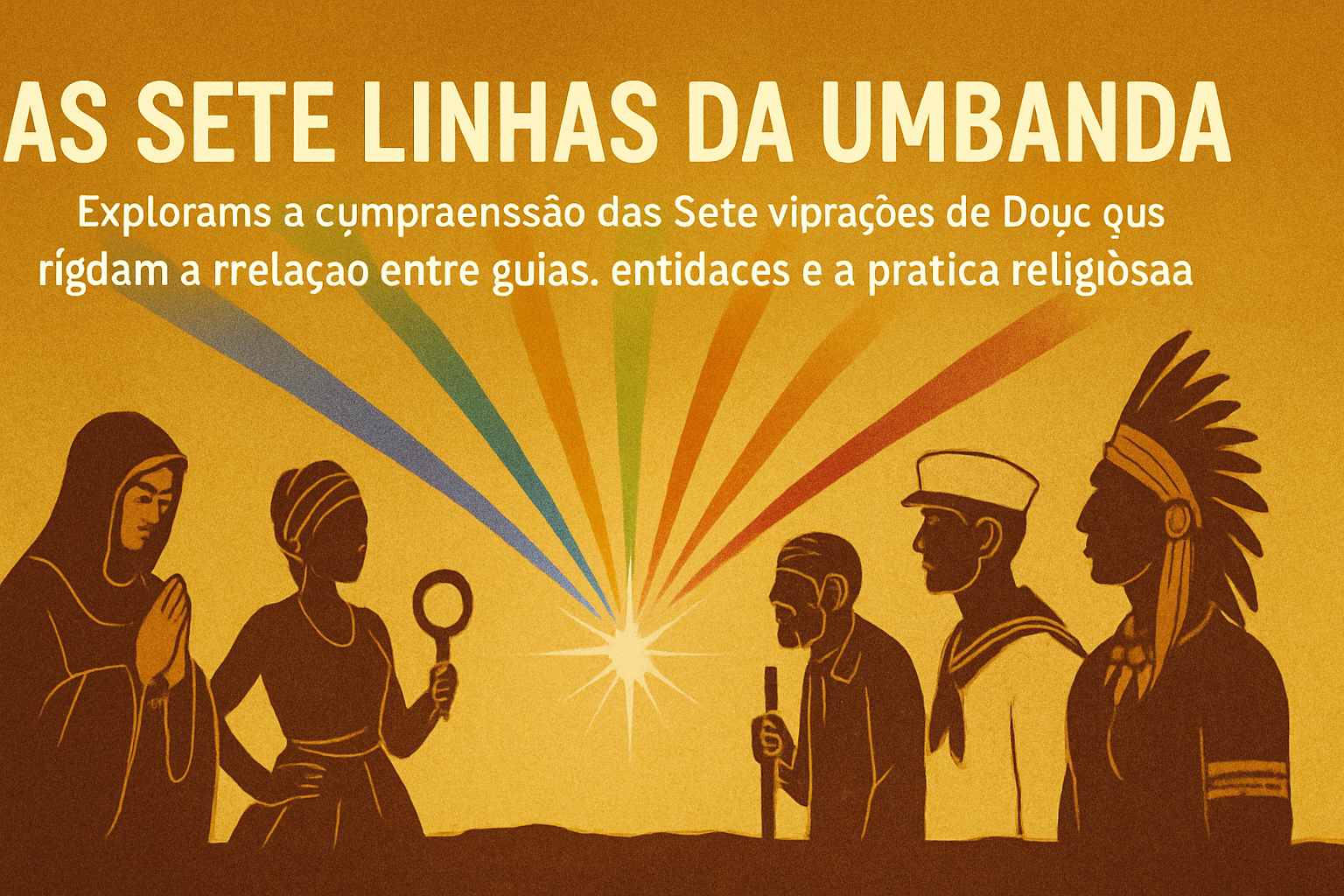 Imagem de capa do artigo: As Sete Linhas da Umbanda: Teologia, Vibrações de Deus e Arquétipos