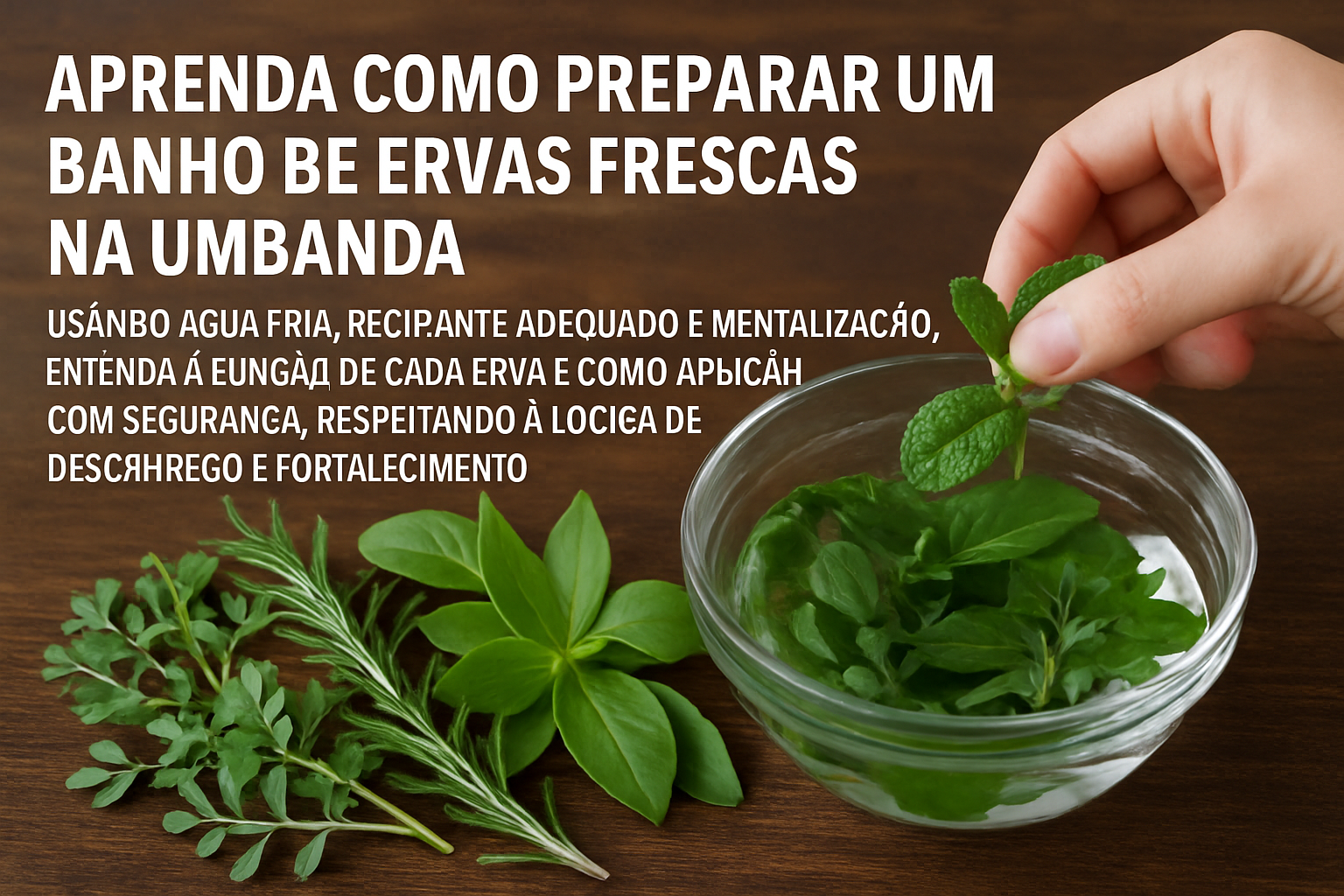 Imagem de capa do artigo: Banho de Ervas Frescas na Umbanda: descarrego e equilíbrio com axé vegetal