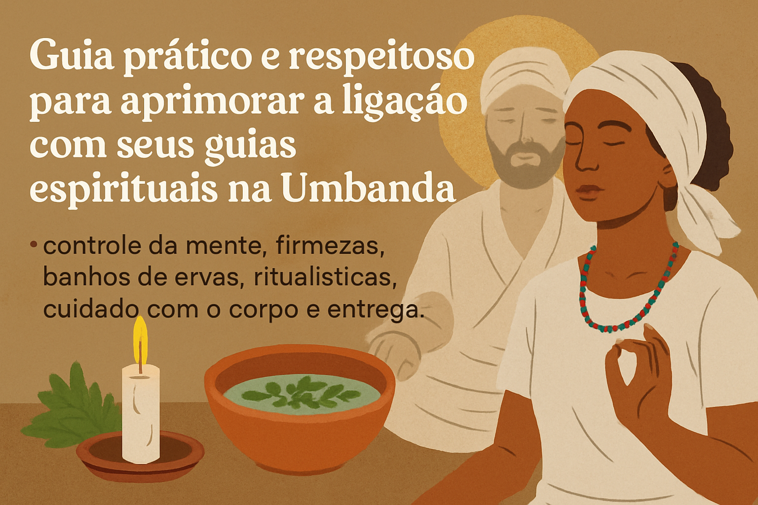 Imagem de capa do artigo: Como Melhorar a Conexão com Seus Guias Espirituais na Umbanda