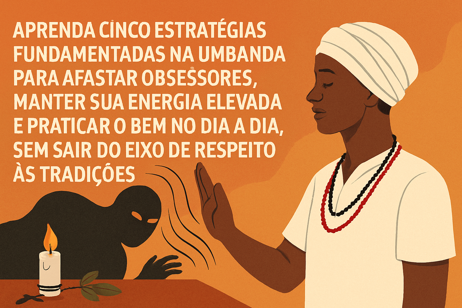 Imagem de capa do artigo: Como afastar obsessores na Umbanda: 5 dicas práticas e respeitosas