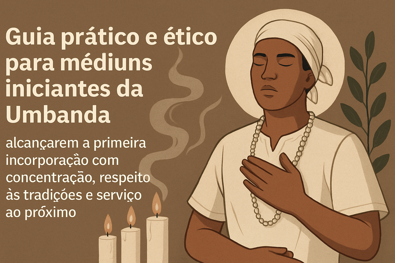 Imagem de capa do artigo: Como alcançar a primeira incorporação na Umbanda: guia ético e seguro de desenvolvimento mediúnico