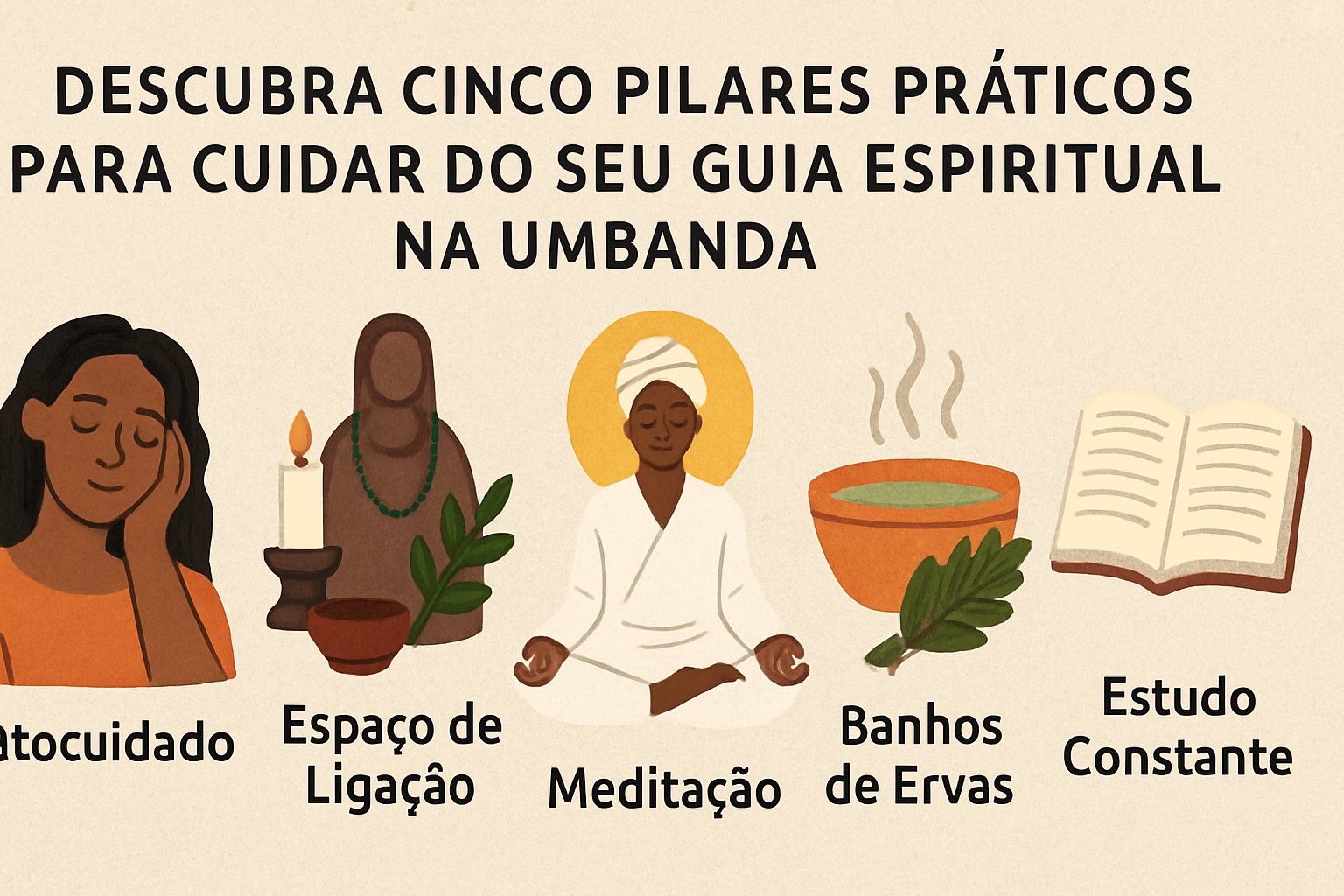 Imagem de capa do artigo: Como cuidar do seu guia espiritual na Umbanda: caminhos simples para fortalecer a conexão