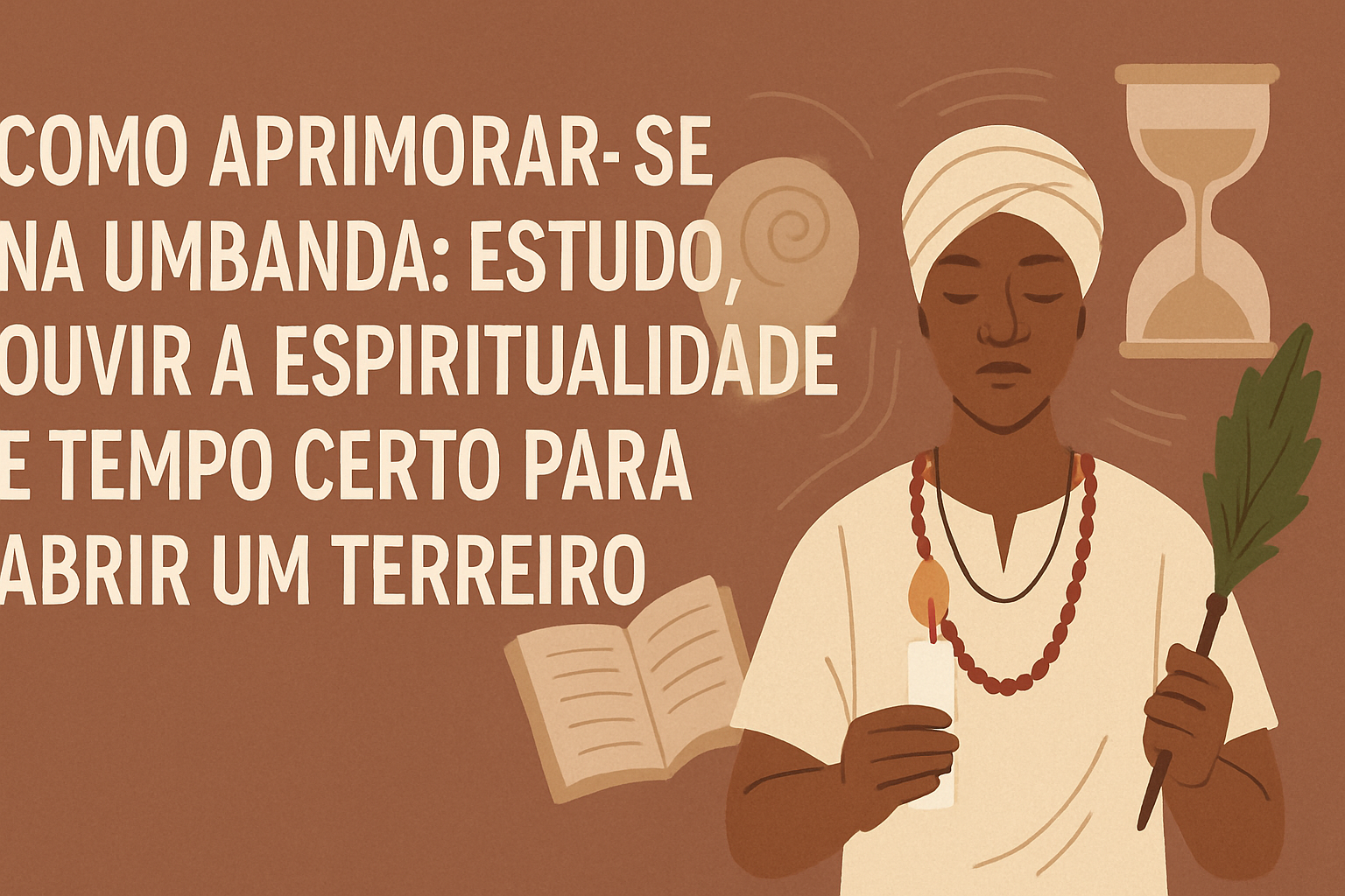 Imagem de capa do artigo: Como desenvolver sua missão na Umbanda: estudo, escuta espiritual e preparo do terreiro