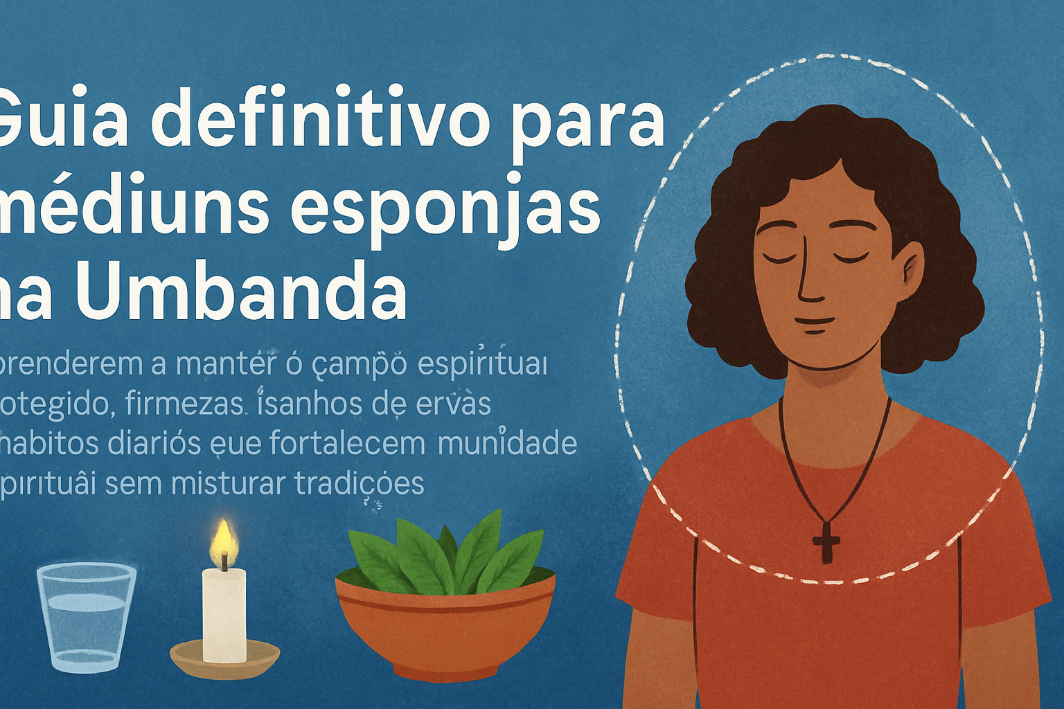 Imagem de capa do artigo: Como se Blindar de Energias Negativas na Umbanda: Guia Prático para Médiuns Esponjas