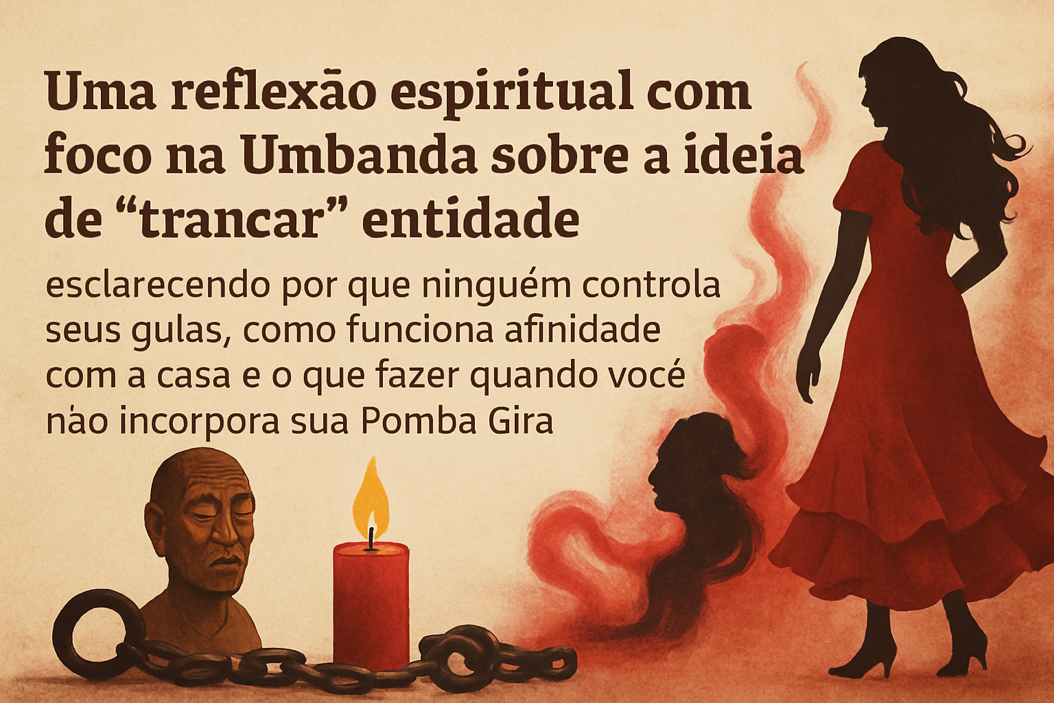 Imagem de capa do artigo: Como “trancar” entidade no terreiro? Entenda a liberdade espiritual na Umbanda
