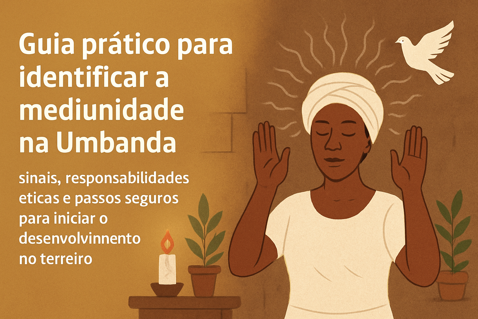 Imagem de capa do artigo: Descobrir se você é médium na Umbanda: sinais, caminhos e desenvolvimento mediúnico