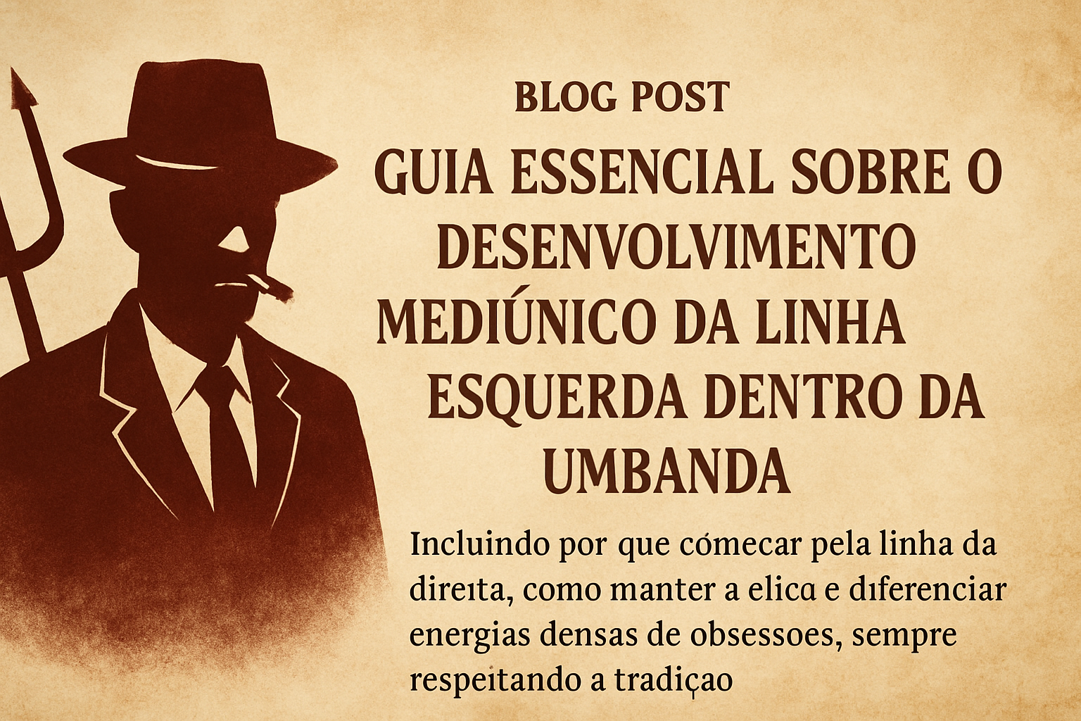 Imagem de capa do artigo: Desenvolvimento da Linha Esquerda na Umbanda: guia prático e respeitoso