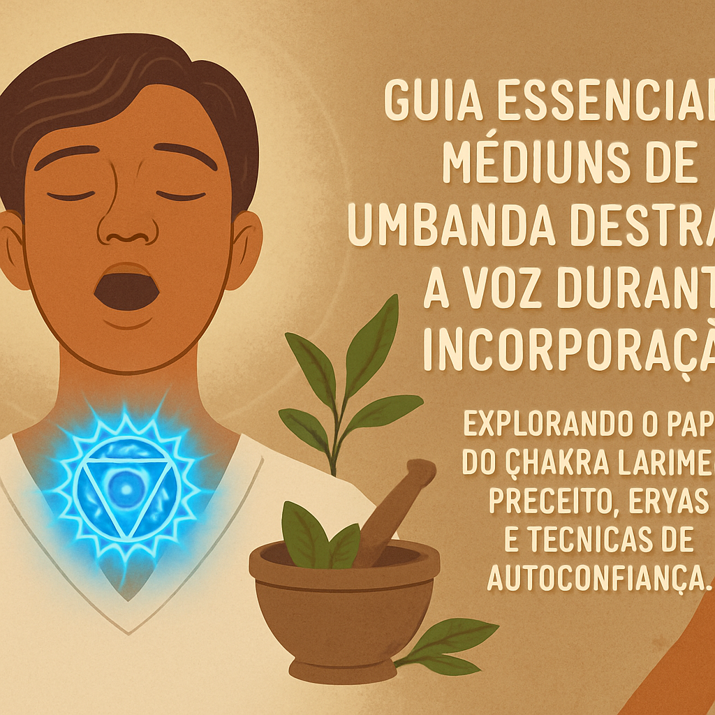 Imagem de capa do artigo: Destravando a Voz na Incorporação em Umbanda: Guia Prático de um Pai/Mãe de Santo