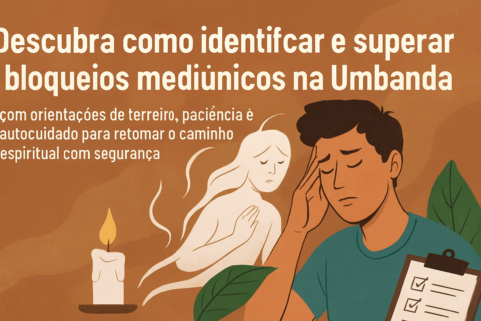 Imagem de capa do artigo: Destravando a mediunidade na Umbanda: guia prático para médiuns com bloqueios