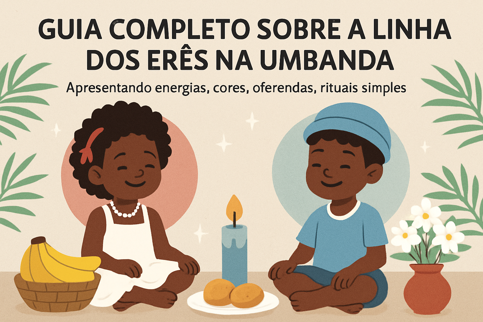 Imagem de capa do artigo: Erês na Umbanda: guia completo da linha das crianças (Ibeijada)