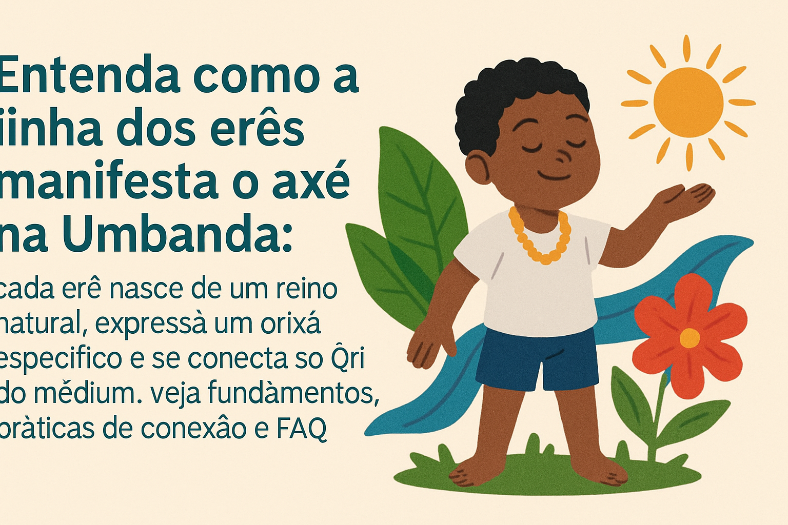 Erês na Umbanda: linha das crianças, reino natural e a conexão com o Ori