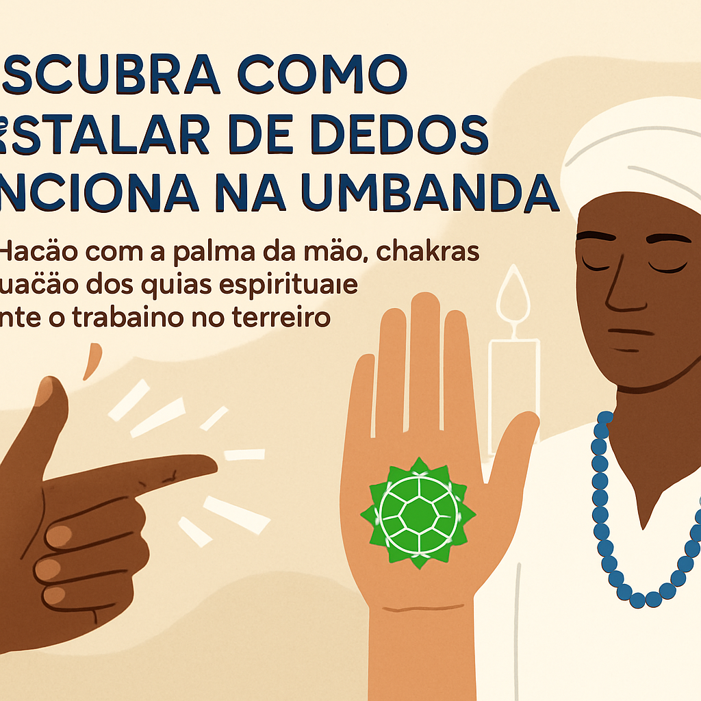 Imagem de capa do artigo: Estalar de Dedos na Umbanda: Significado, Energia e Atuação dos Guias