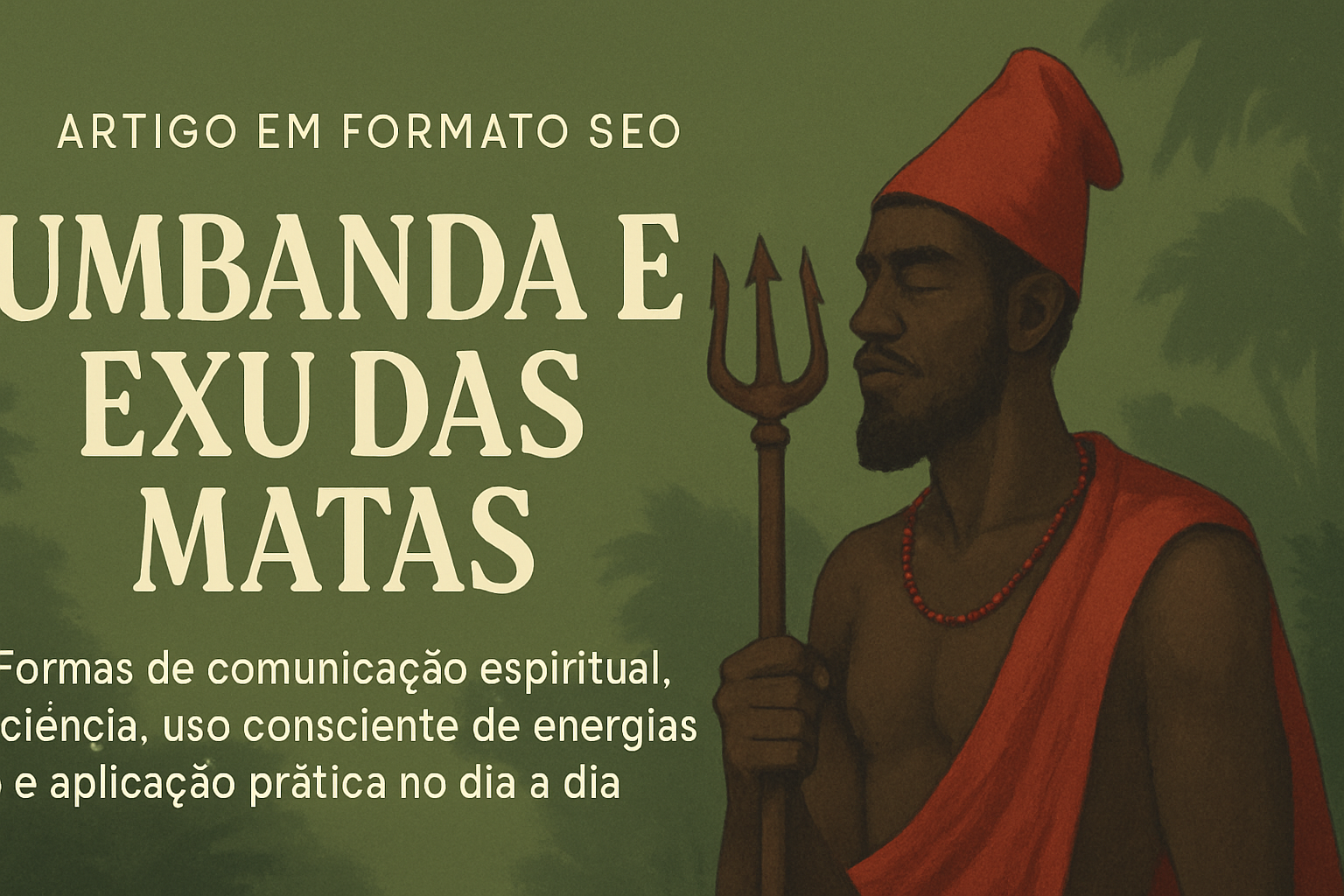 Exu das Matas na Umbanda: orientação, paciência e energia no caminho espiritual
