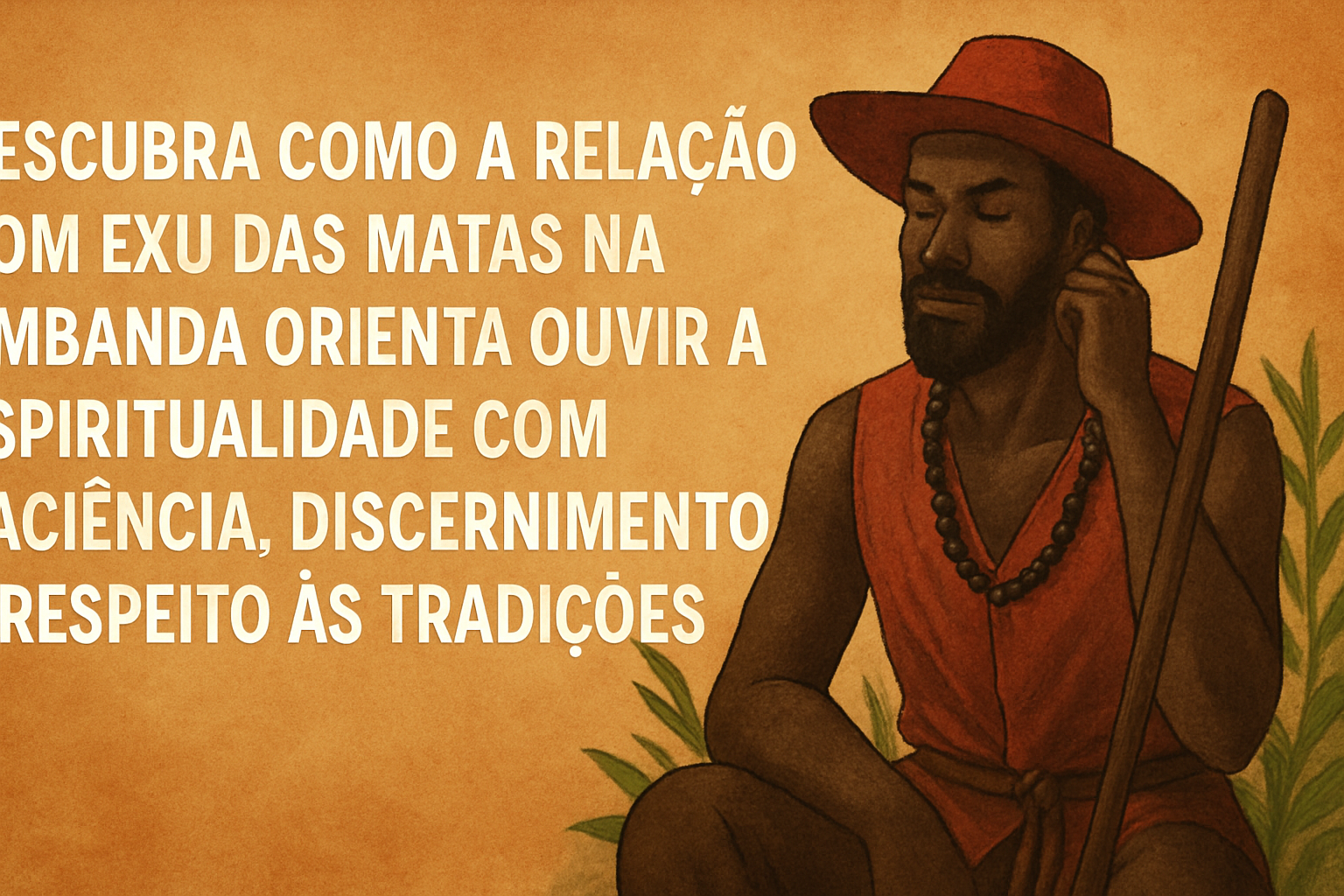 Imagem de capa do artigo: Exu das Matas na Umbanda: ouvir a espiritualidade com paciência e discernimento