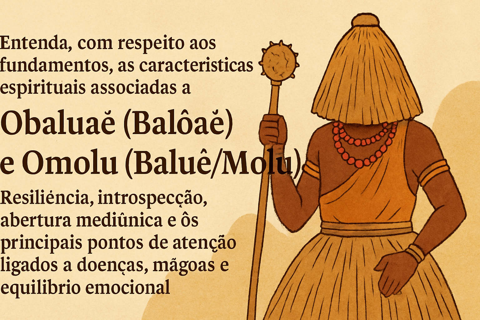 Filhos de Obaluaê e Omolu: características, mediunidade e desafios da força do cura e da transformação
