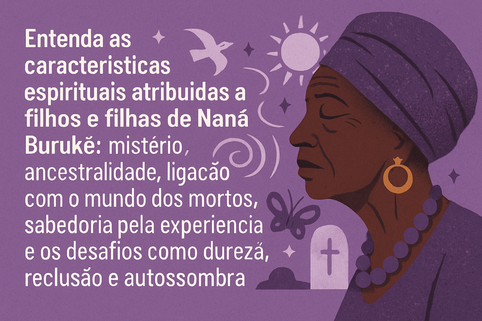 Imagem de capa do artigo: Filhos e Filhas de **Nanã Burukê**: Sabedoria, Ancestralidade e os Desafios da Fé (Guia Espiritual)