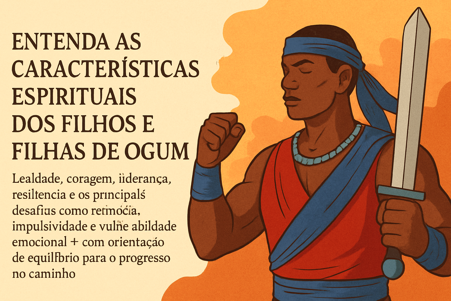 Filhos e filhas de Ogum: características, força, desafios emocionais e chamado ao equilíbrio