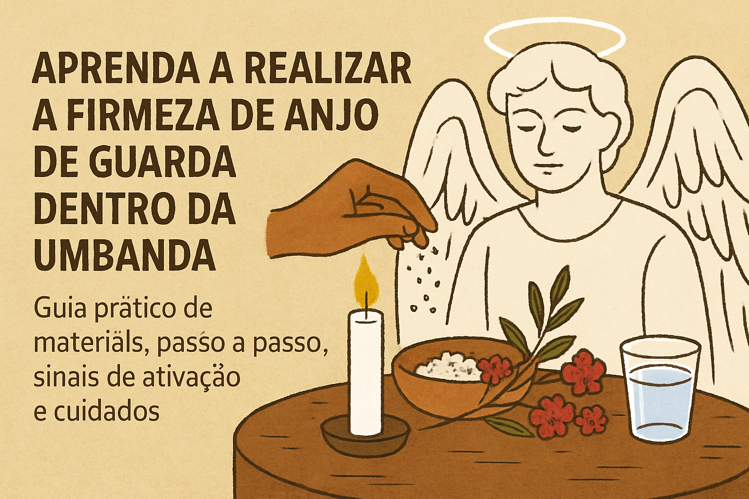 Imagem de capa do artigo: Firmesa de Anjo de Guarda na Umbanda: Proteção e Energia para Mediuns