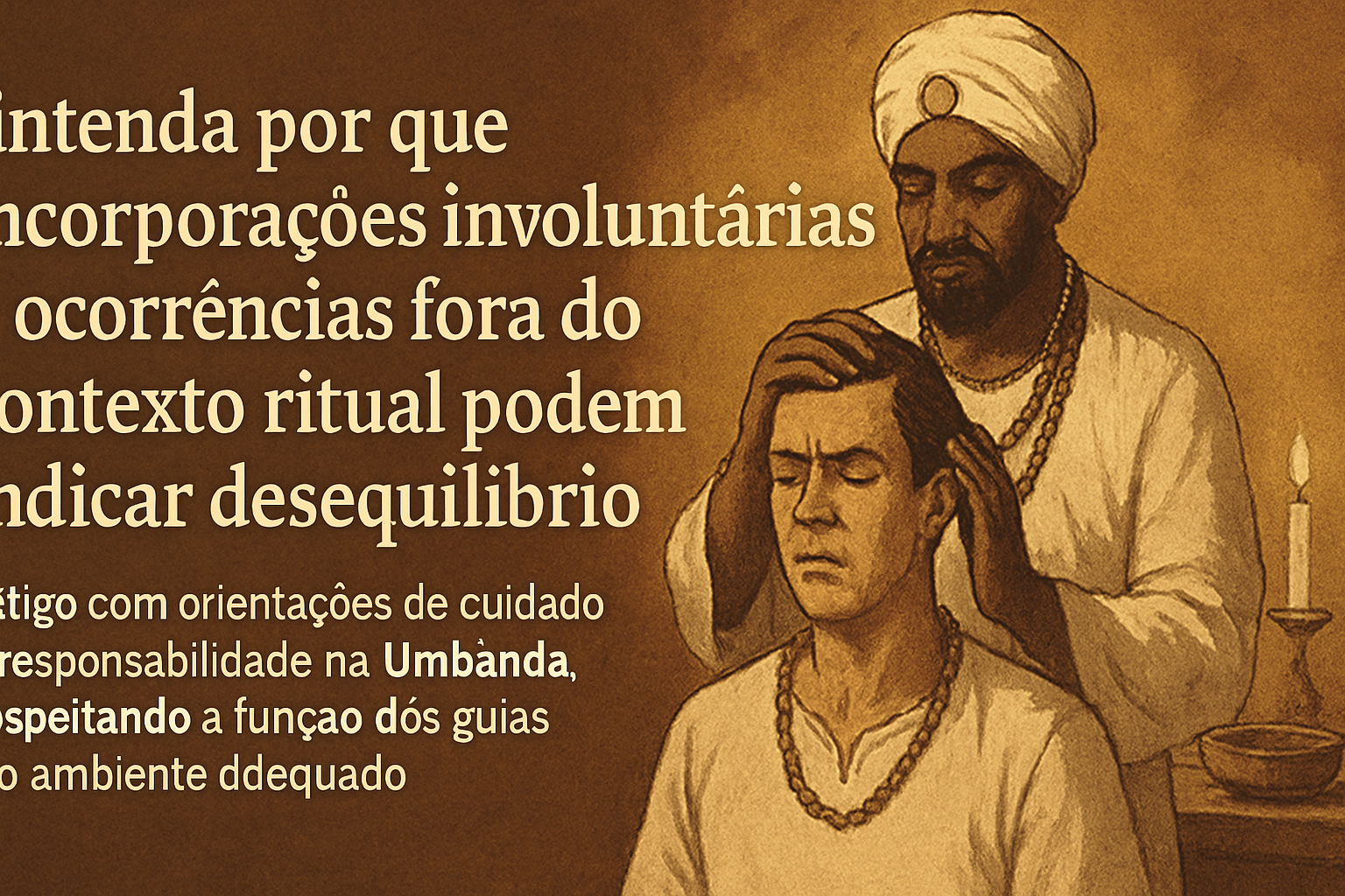 Incorporação aleatória e obsessão: cuidados espirituais na Umbanda fora do terreiro