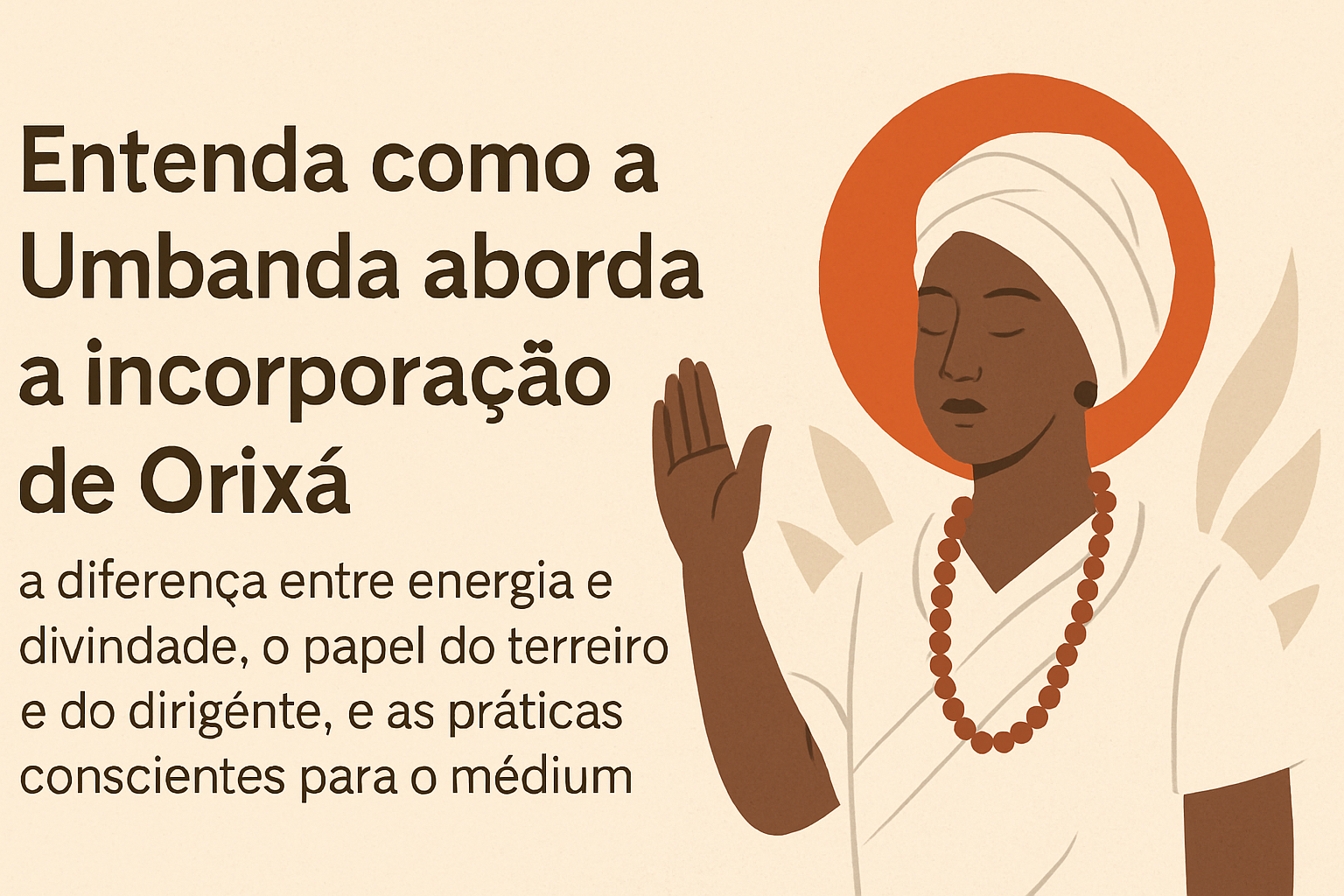 Imagem de capa do artigo: Incorporação de Orixá na Umbanda: entendido pela energia do falangeiro e a tradição do terreiro
