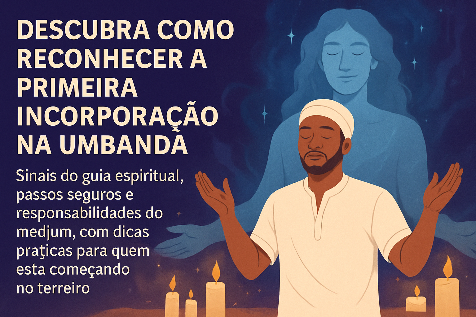 Imagem de capa do artigo: Incorporação na Umbanda: guia definitivo para iniciantes