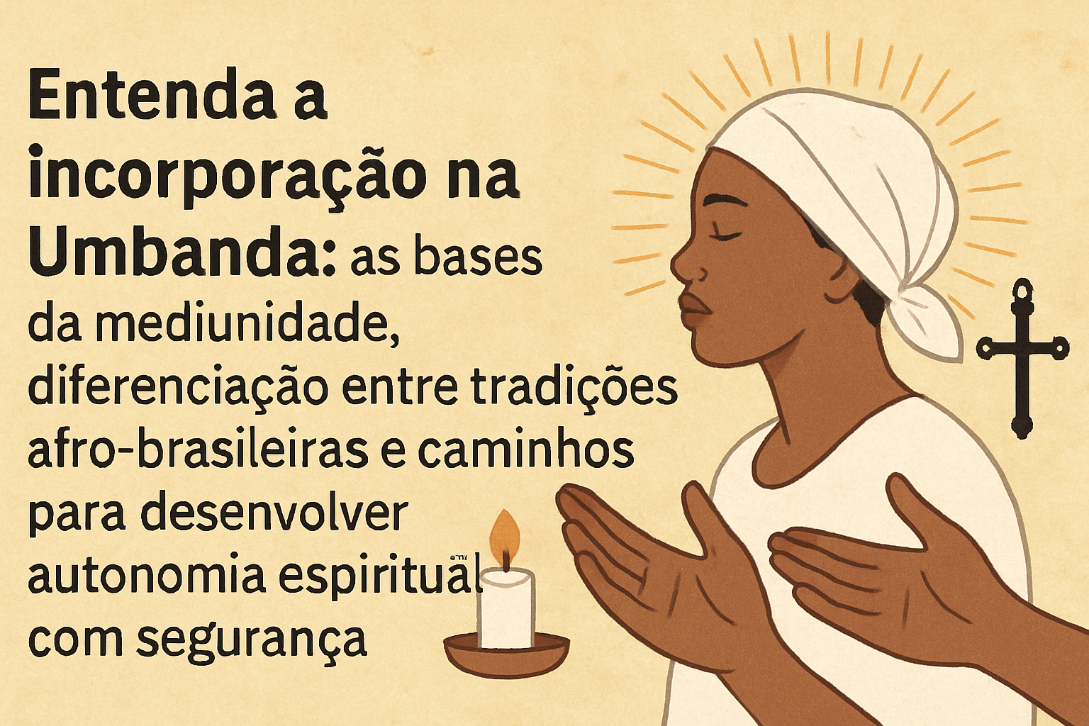 Imagem de capa do artigo: Incorporação na Umbanda: guia prático para uma mediunidade saudável