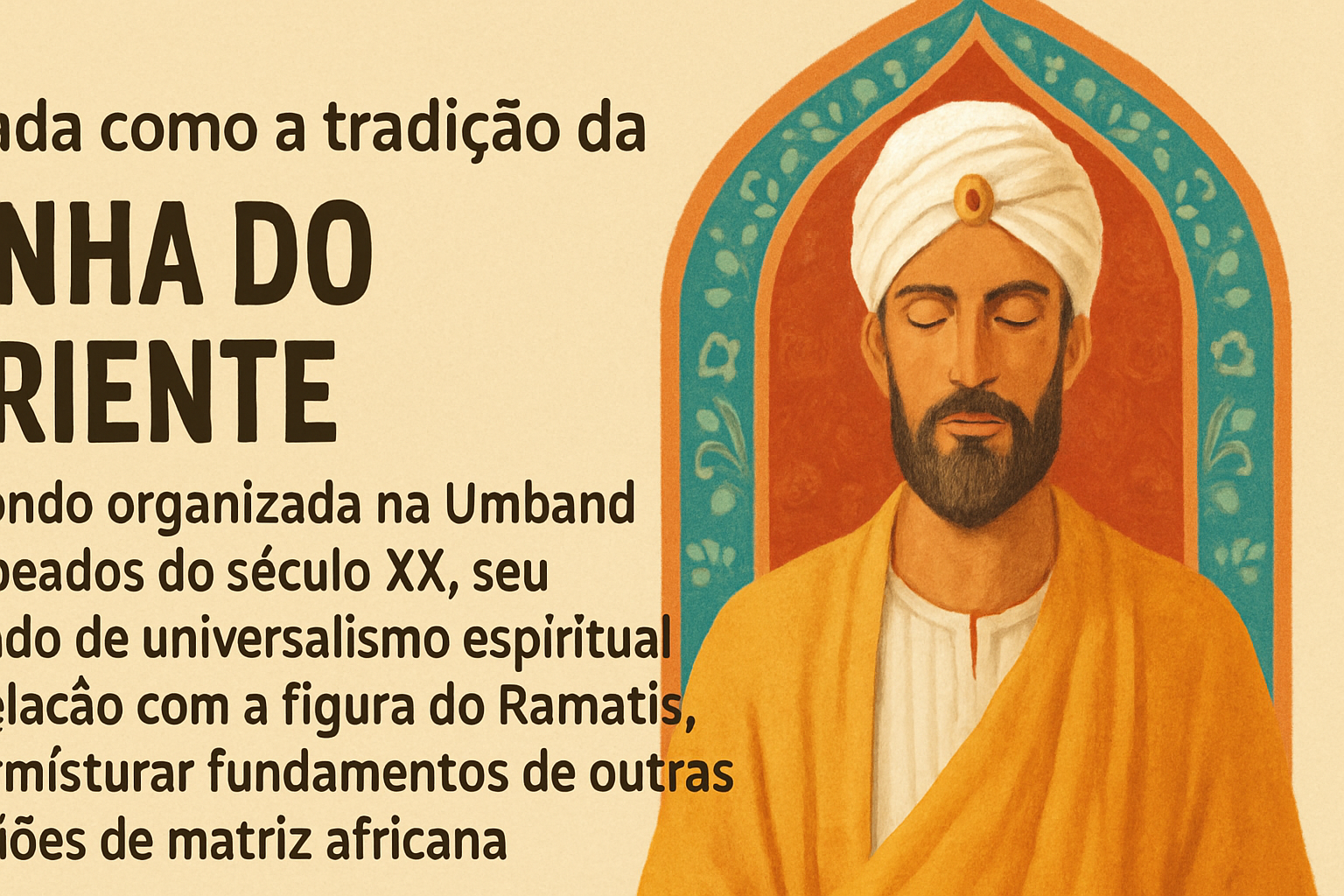Linha do Oriente na Umbanda: origem, universalismo e a figura do Ramatiz