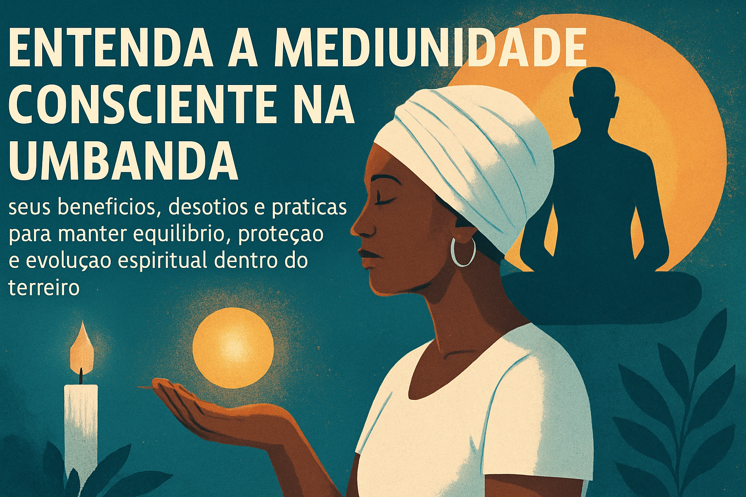 Imagem de capa do artigo: Mediunidade Consciente na Umbanda: guia prático para médiums e consulentes