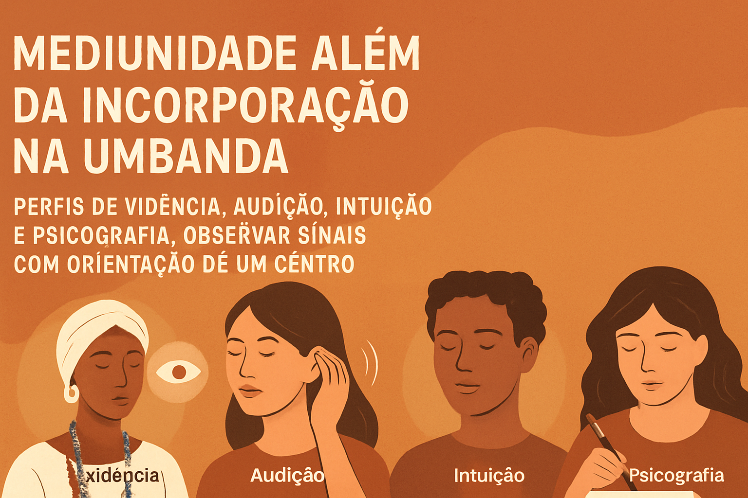 Imagem de capa do artigo: Mediunidade na Umbanda: além da incorporação — sinais, perfis e desenvolvimento