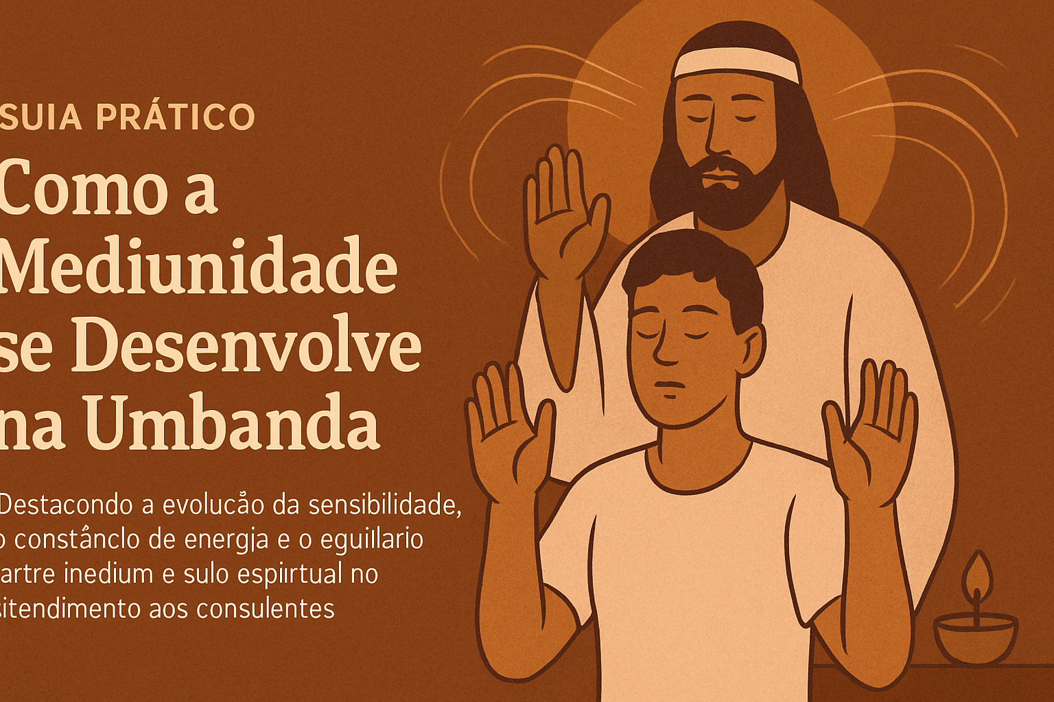 Imagem de capa do artigo: Mediunidade na Umbanda: evolução, constância de energia e trabalho espiritual