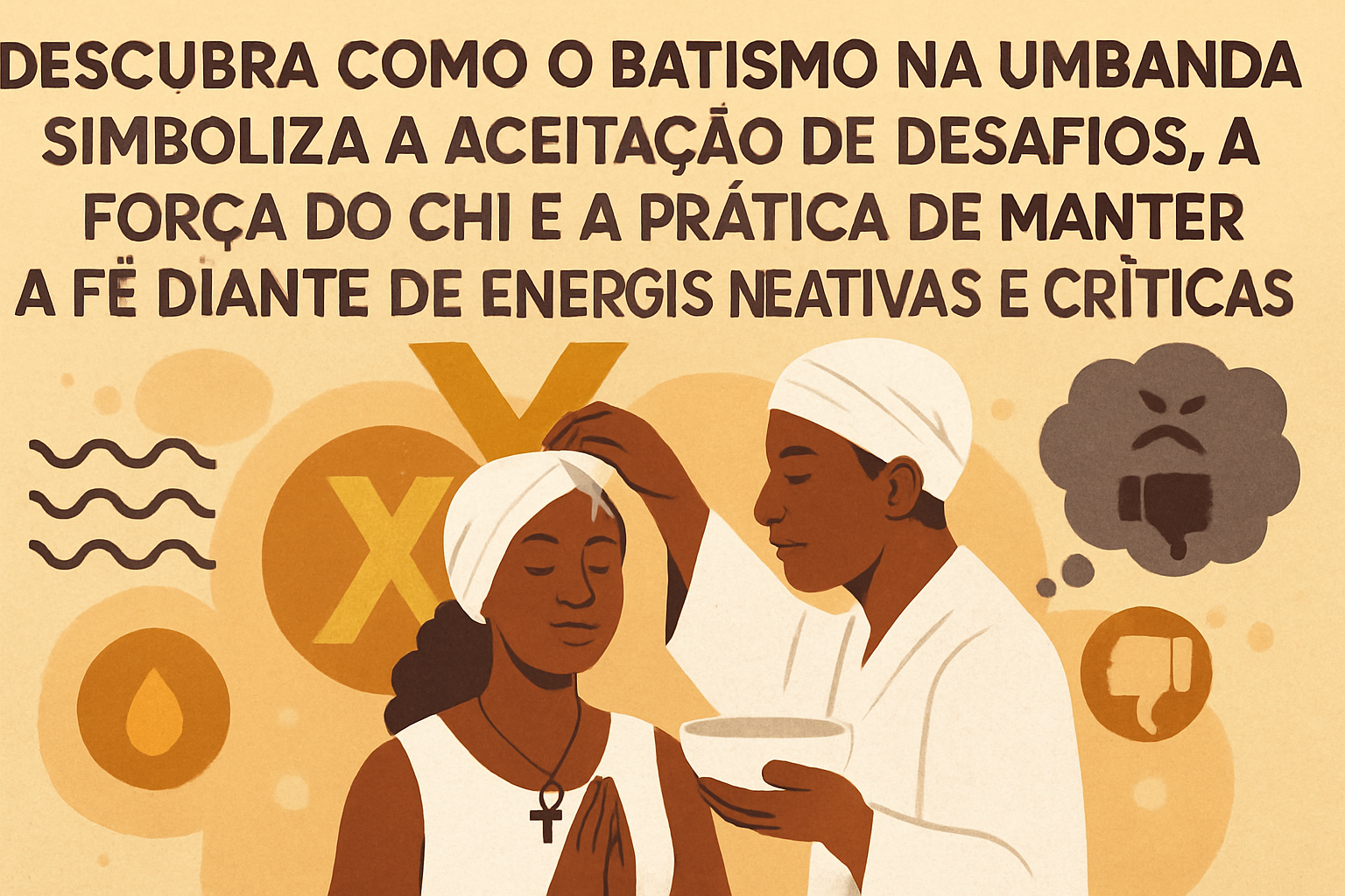 Imagem de capa do artigo: O Batismo na Umbanda: Aceitando Desafios com Chi e Voz do Espírito