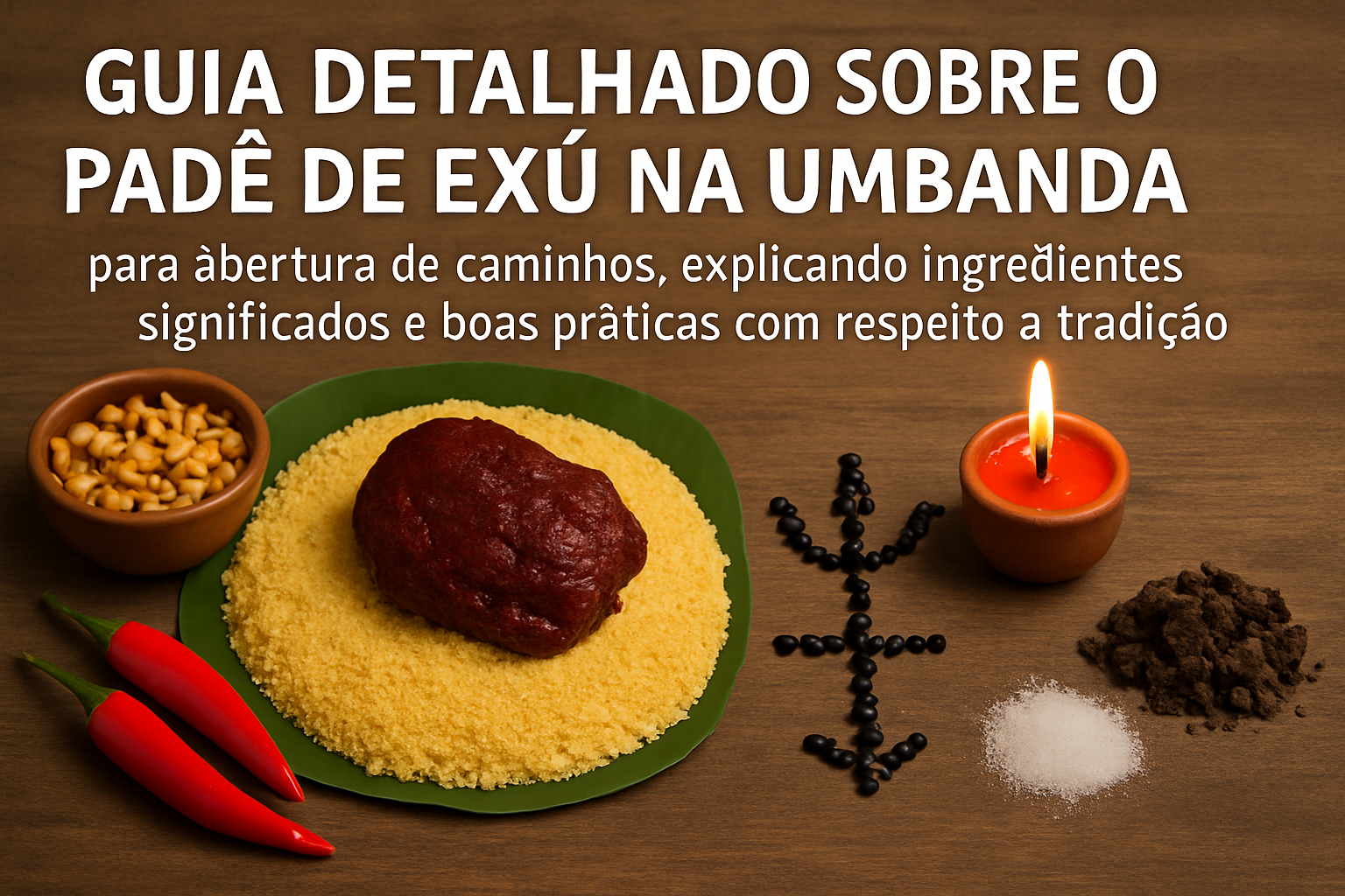 Imagem de capa do artigo: Padê de Exú para Abertura de Caminhos na Umbanda: Guia Completo
