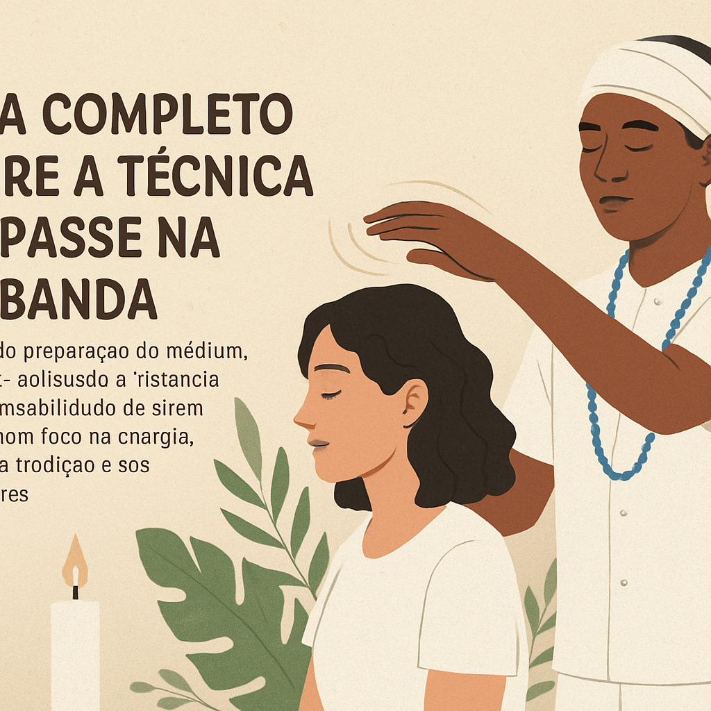 Imagem de capa do artigo: Passe na Umbanda: preparo, técnica e responsabilidade no atendimento espiritual