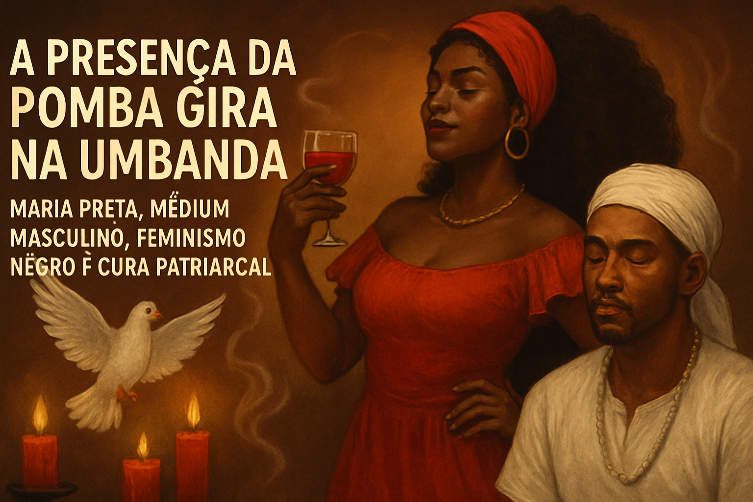 Imagem de capa do artigo: Pomba Gira na Umbanda: Maria Preta, incorporação e cura do machismo