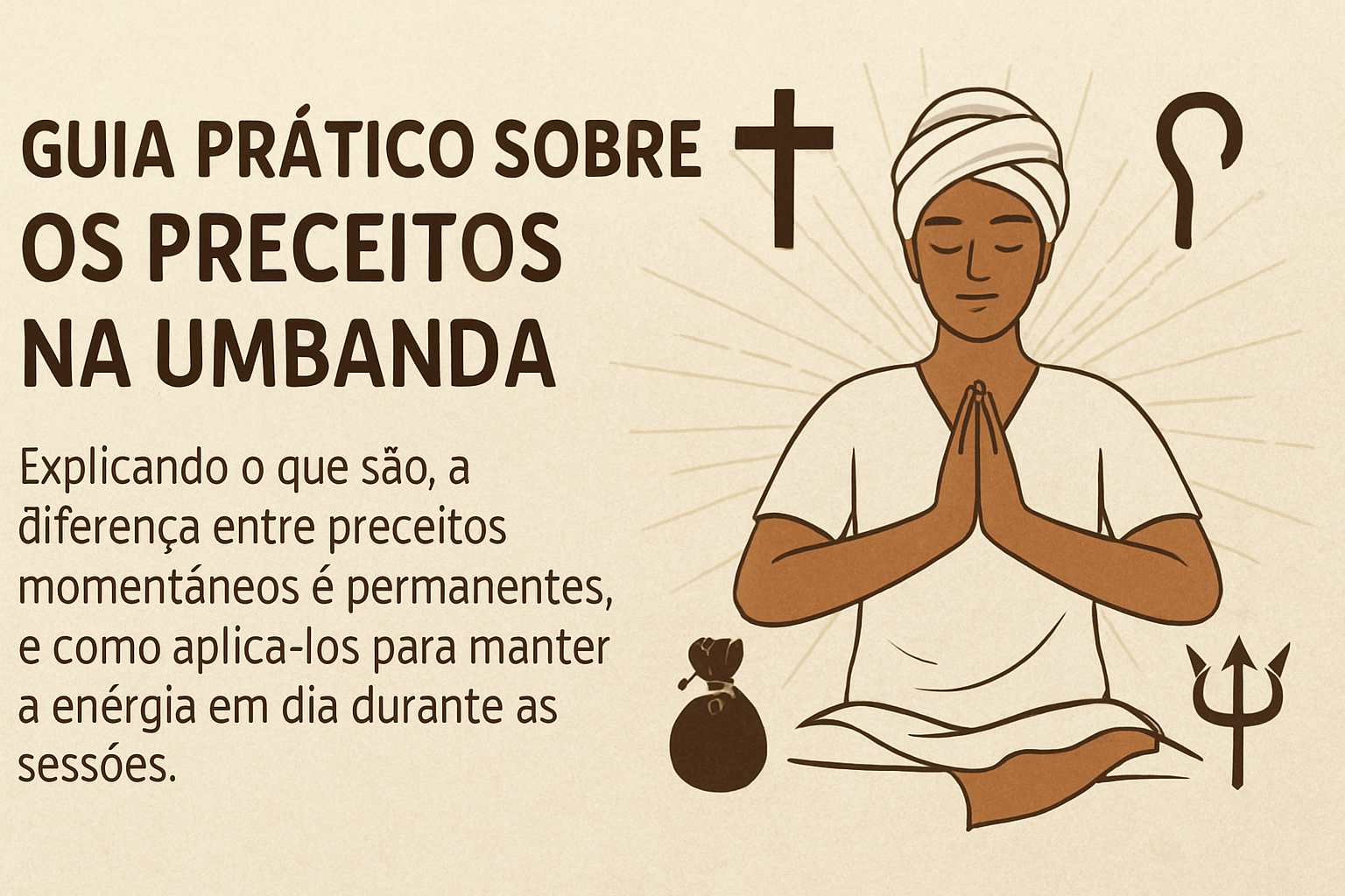 Imagem de capa do artigo: Preceitos na Umbanda: como preservar energia e fortalecer a prática