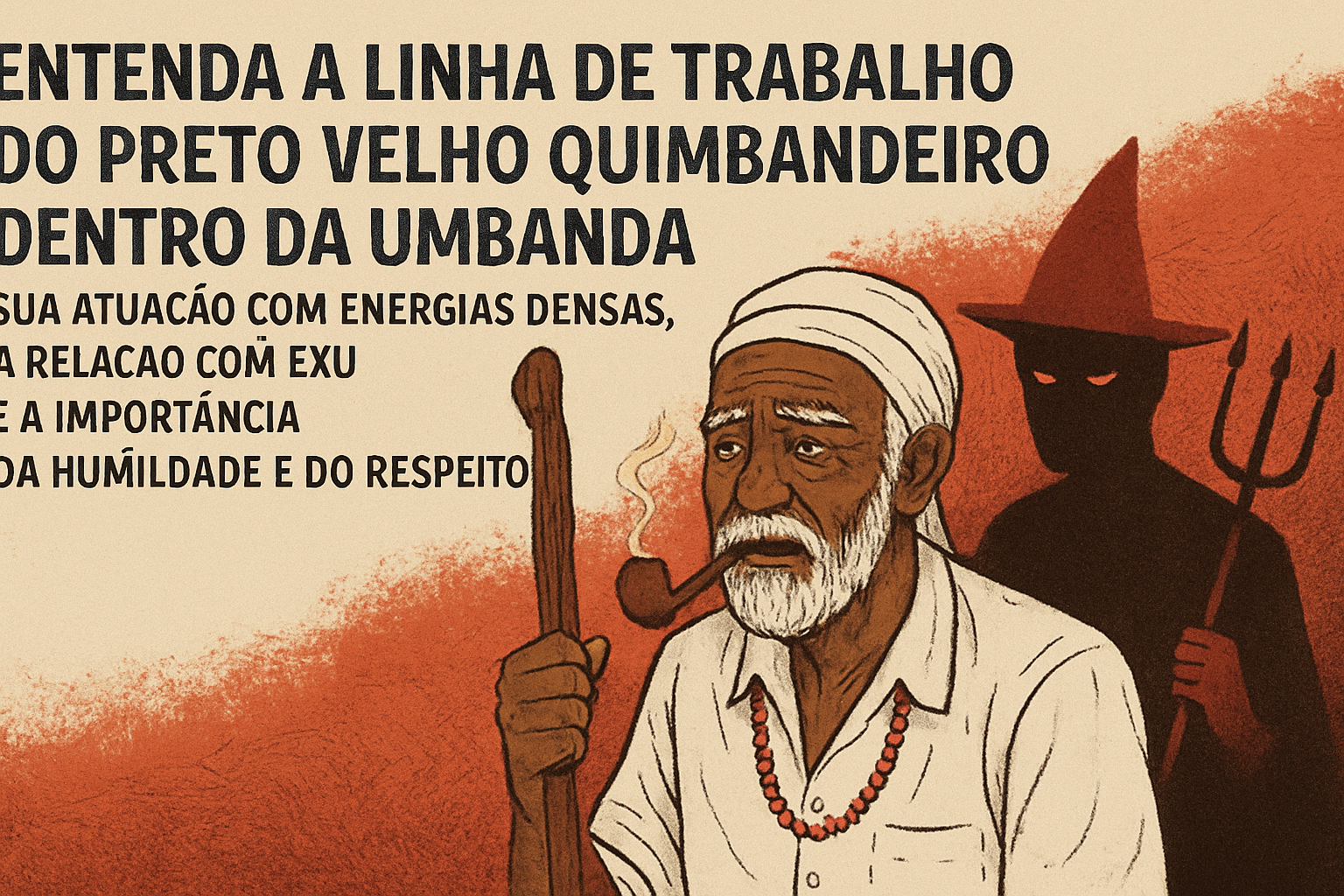 Imagem de capa do artigo: Preto Velho Quimbandeiro na Umbanda: compreensão, atuação e ética