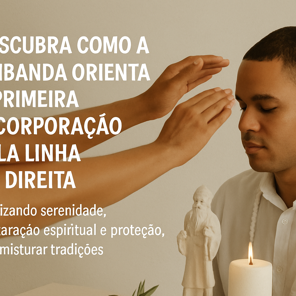 Imagem de capa do artigo: Primeira incorporação na Umbanda: guia da linha da direita e a jornada de desenvolvimento